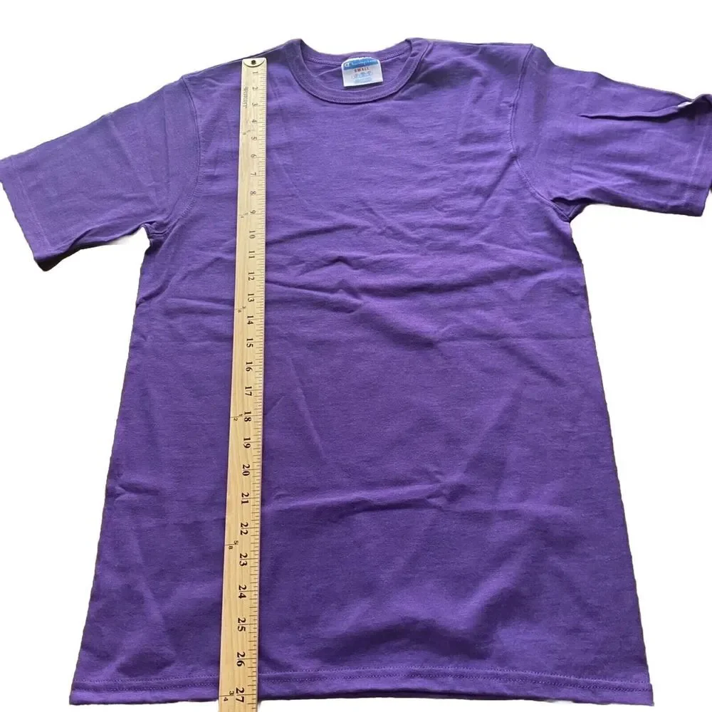 Champion Men‎ Purple Cotton Top Short Sleeve T-Shirt Small Bundle OF Two tshirts - Picture 5 of 10